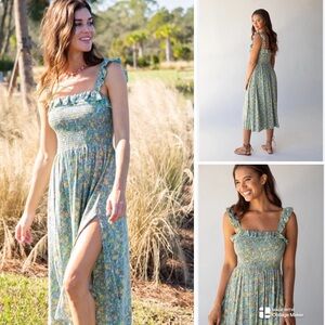 Natural Life NWOT ditsy smocked sundress